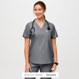 Figs Catarina One Pocket Scrub Top Size Small